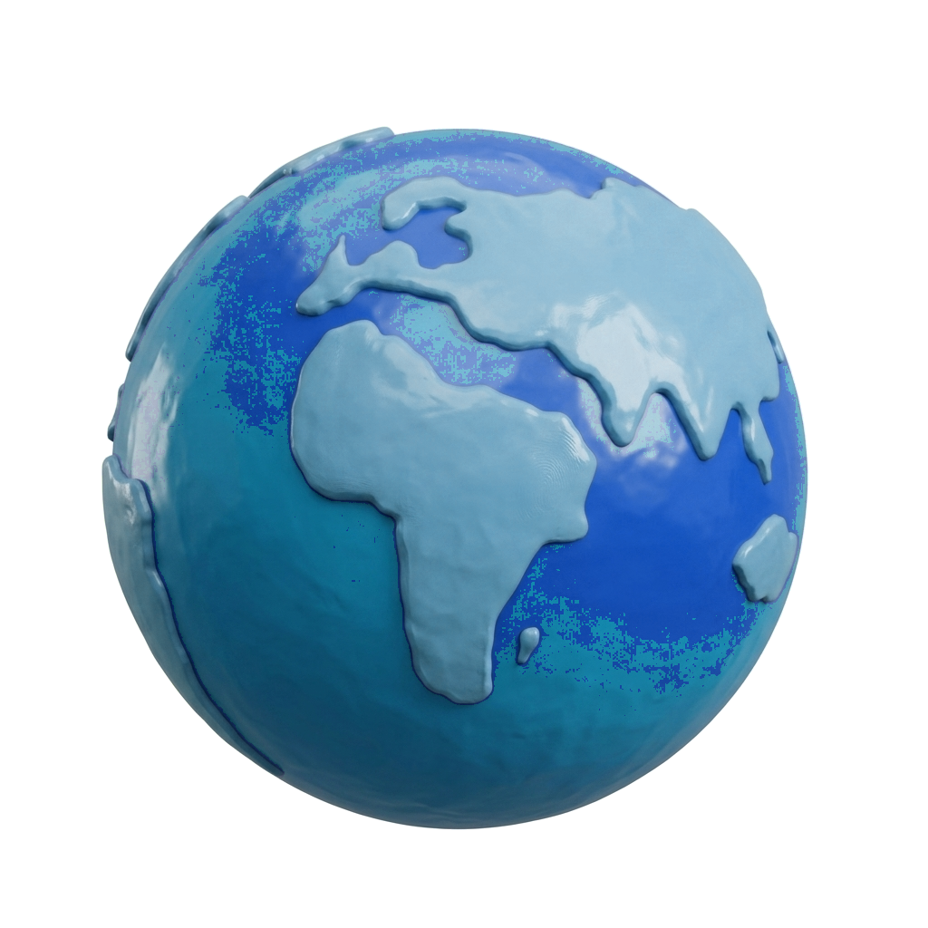 World TeleMedicine 3D Clay Illustration